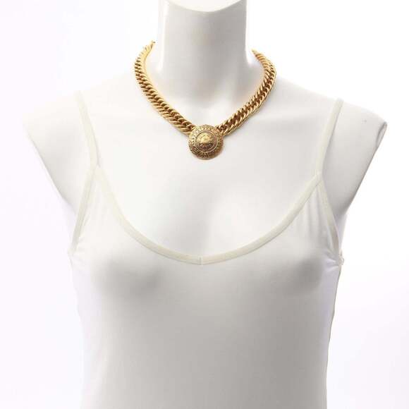 CHANEL Gold Necklace